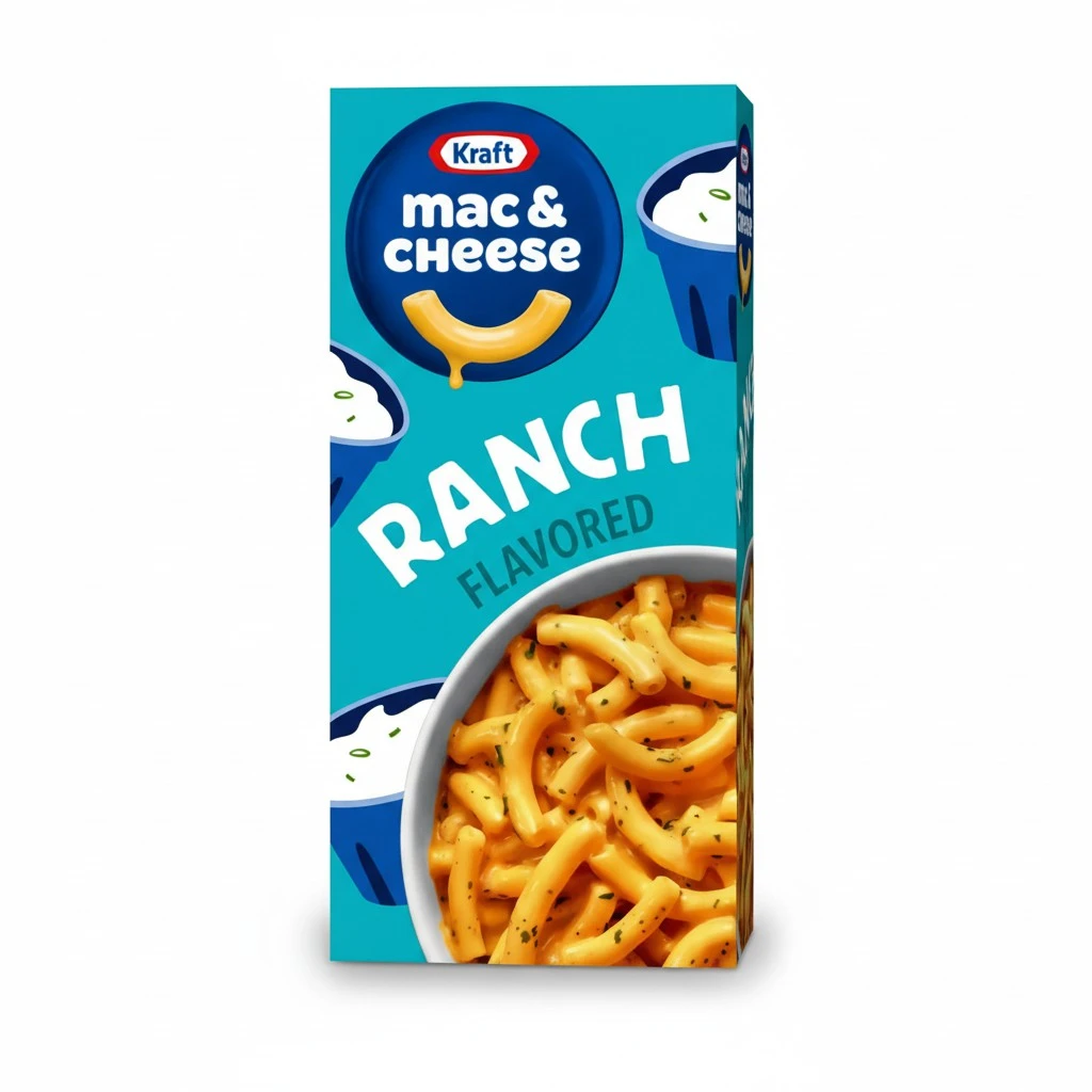Kraft Ranch Flavored Mac & Cheese Macaroni and Cheese Dinner, 7.25 oz Box