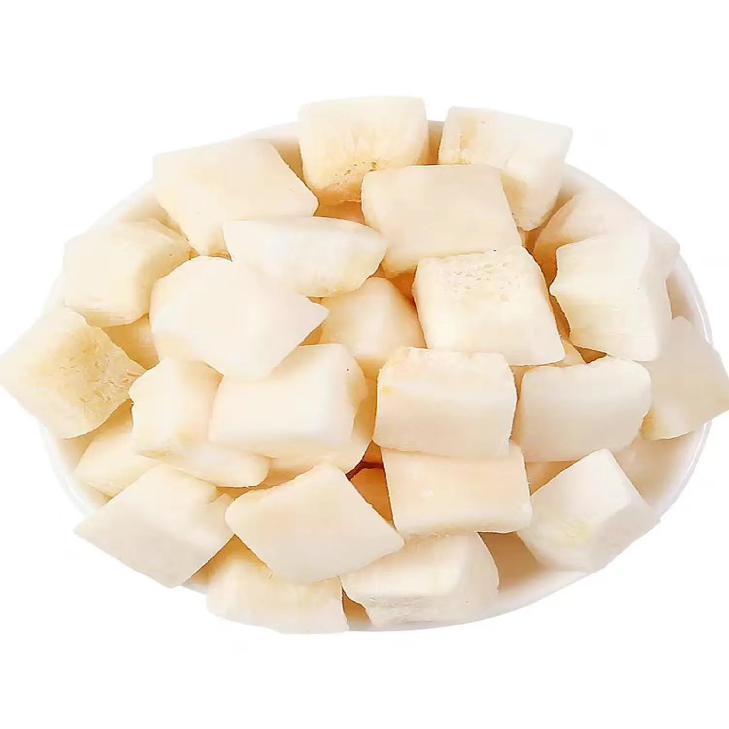 Coconut Chunks 8.81oz Dried Fruit Coconut Crispy Refreshing and Delicious Coconut Flavor