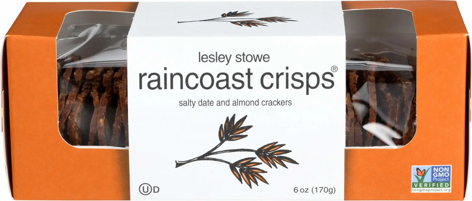 Raincoast Crisps, Salty Date & Almond Crackers, 6 Oz, 6 Oz