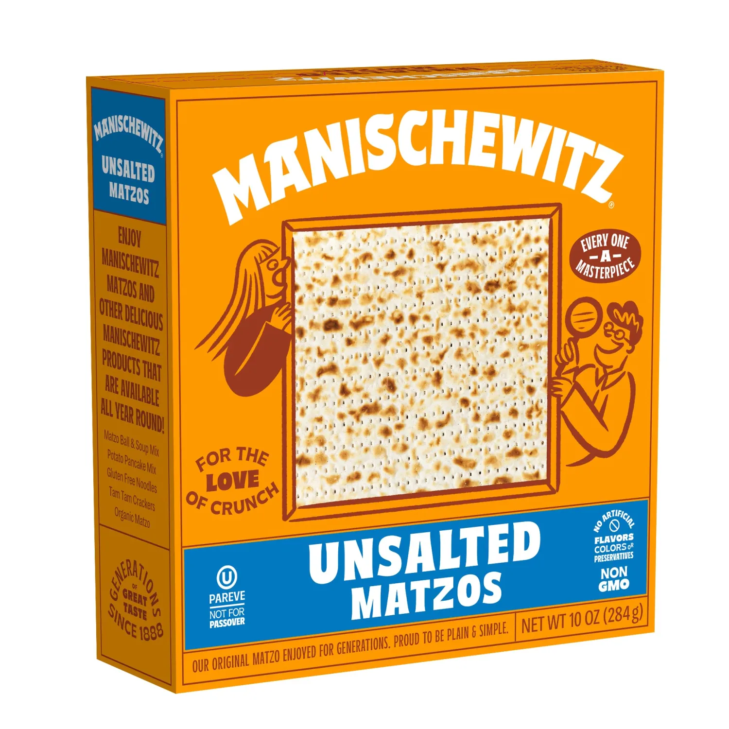 Manischewitz, Matzos Unsalted, 10 Oz