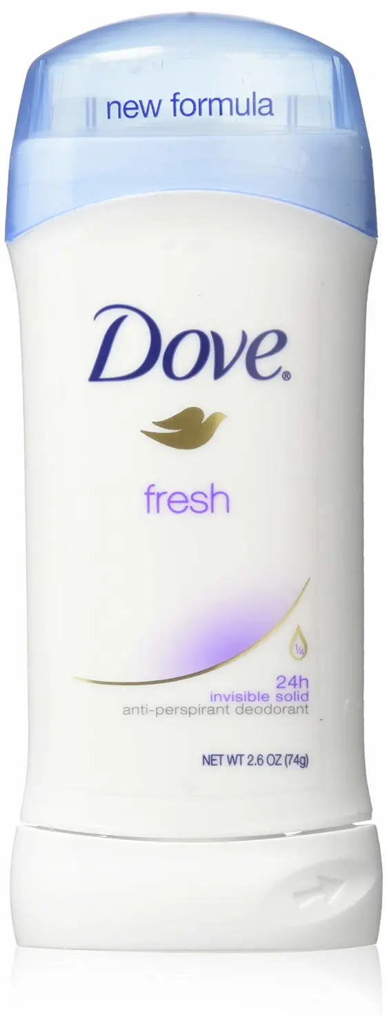 Dove Deodorant 2.6 Ounce Invisible Solid Fresh (76ml) (3 Pack)