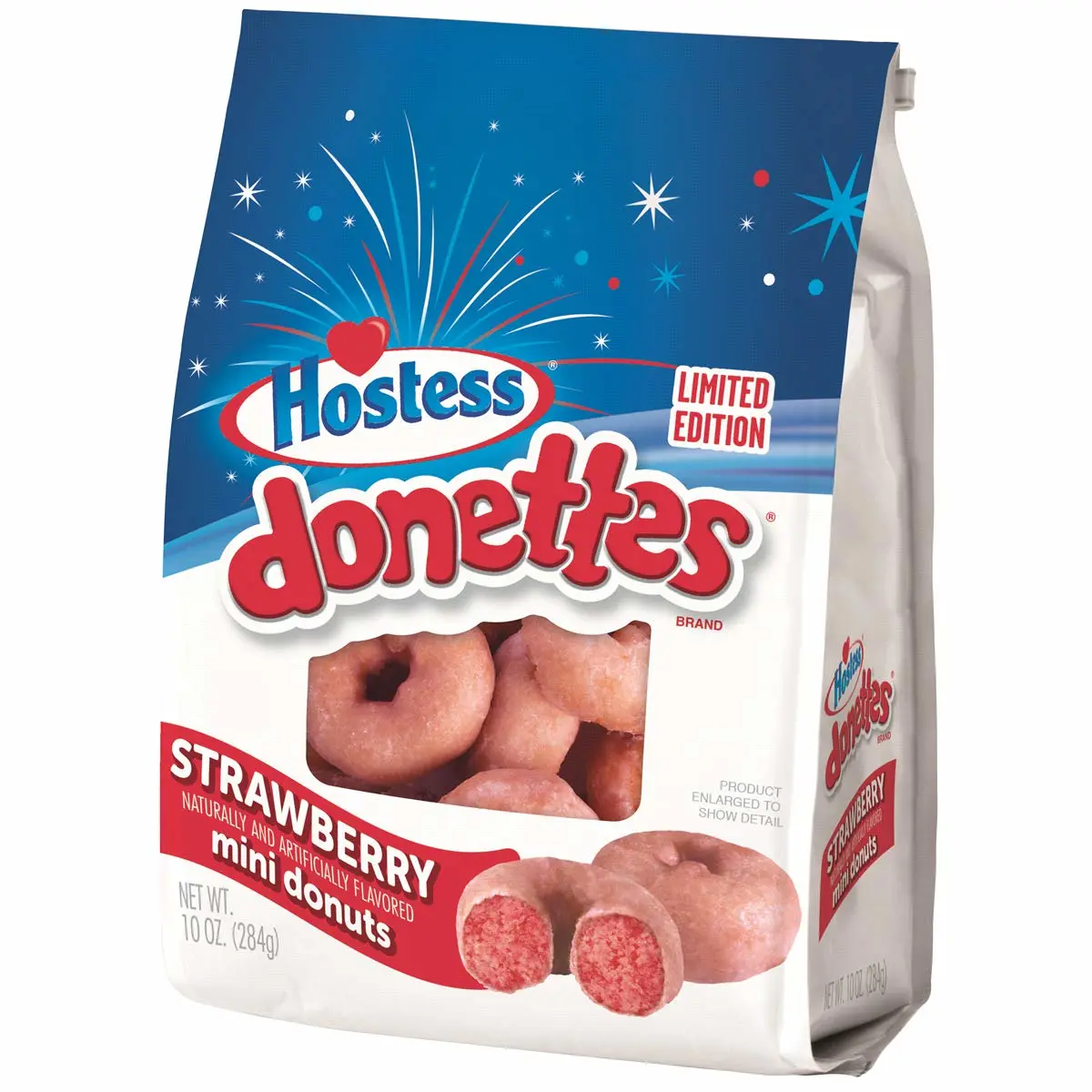 Hostess Strawberry Mini Donuts, Limited Edition 10.5oz, pack of 1