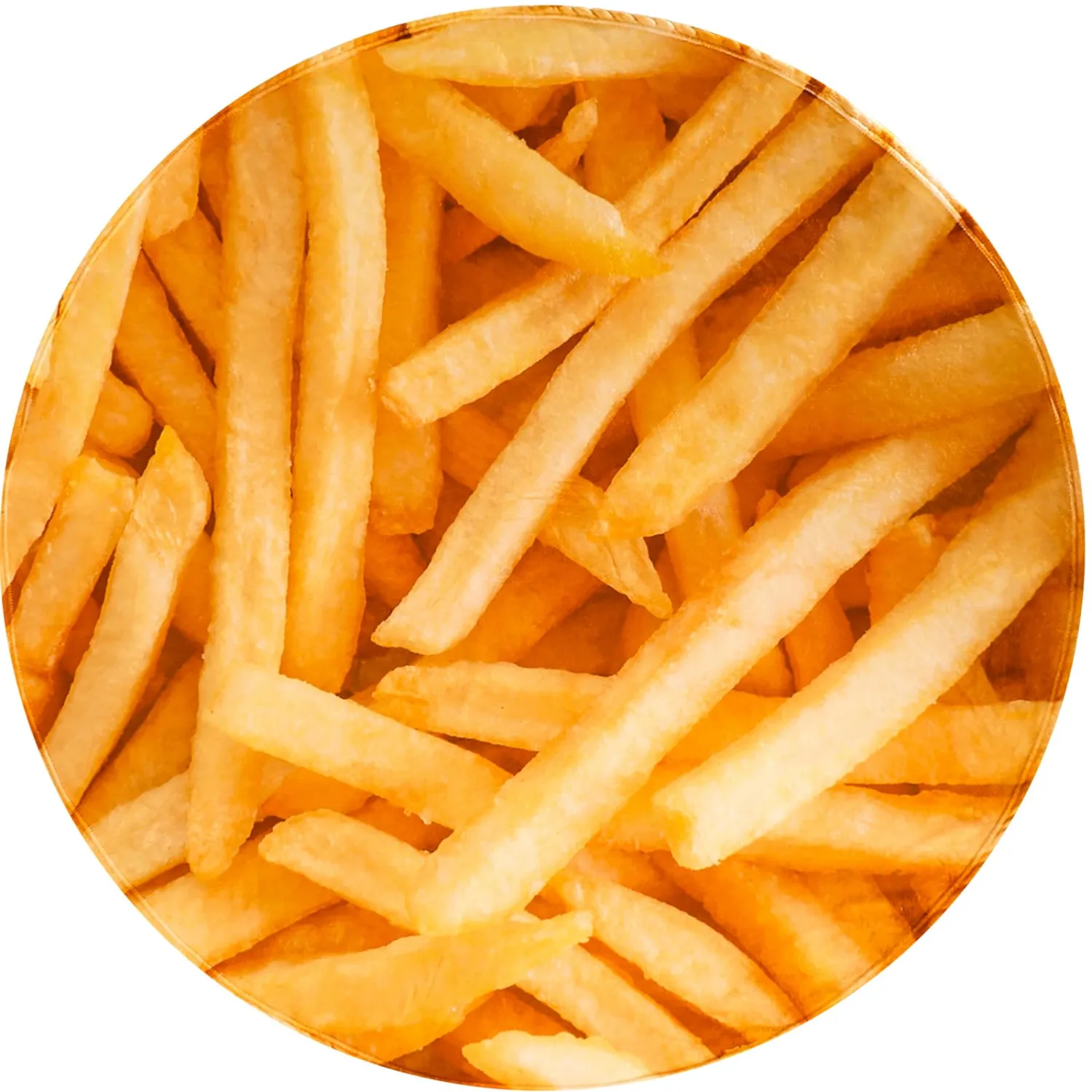 Vessia Frenchfries Throw Blanket, Realistic Funny Food Blanket for Adults and Kids, 300GSM Soft Throw for Couch, Sofa, Bed, Fun Home Decor for All Seasons, 60 inches