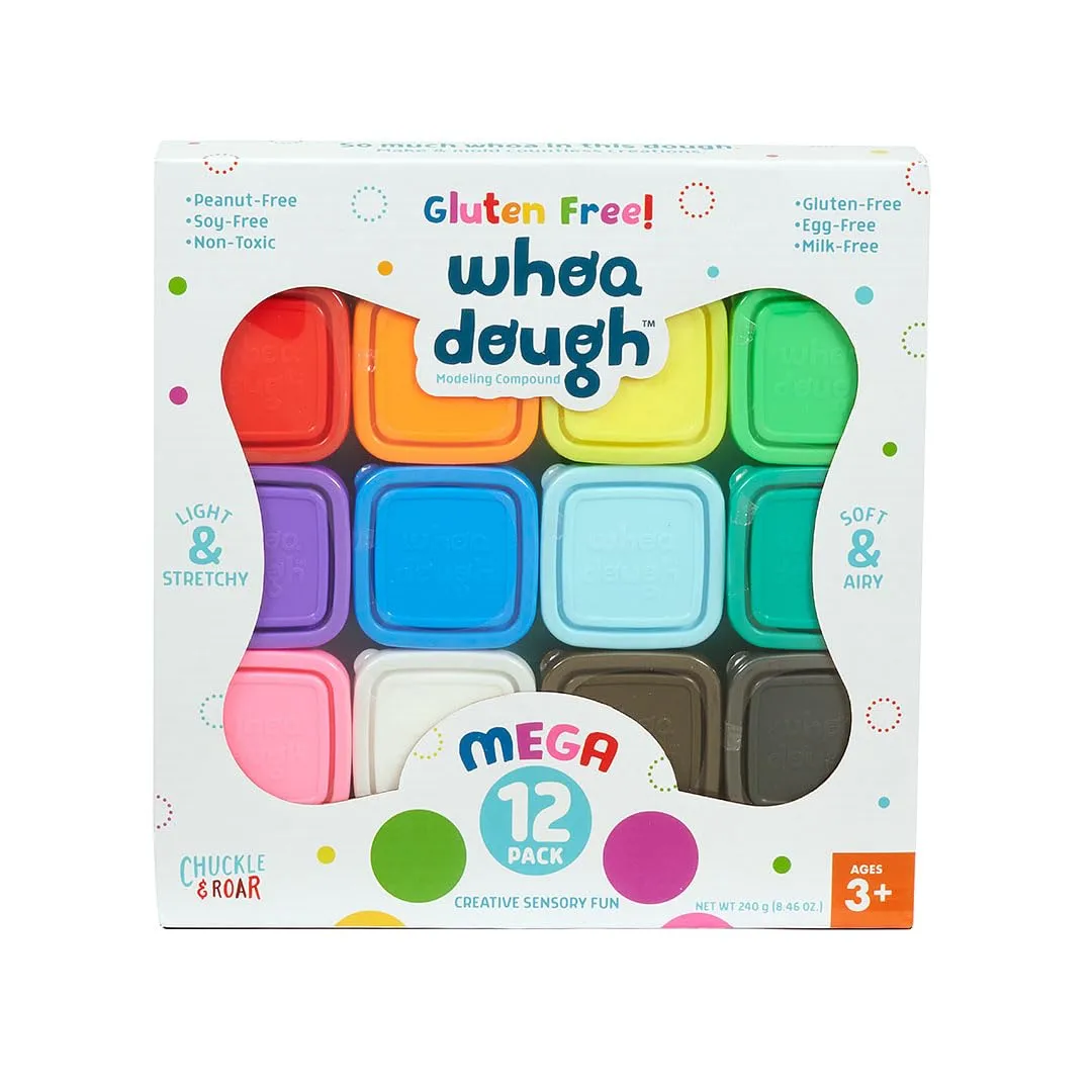 Whoa Dough Air Dry Clay Mega 12 Pack by Chuckle and Roar