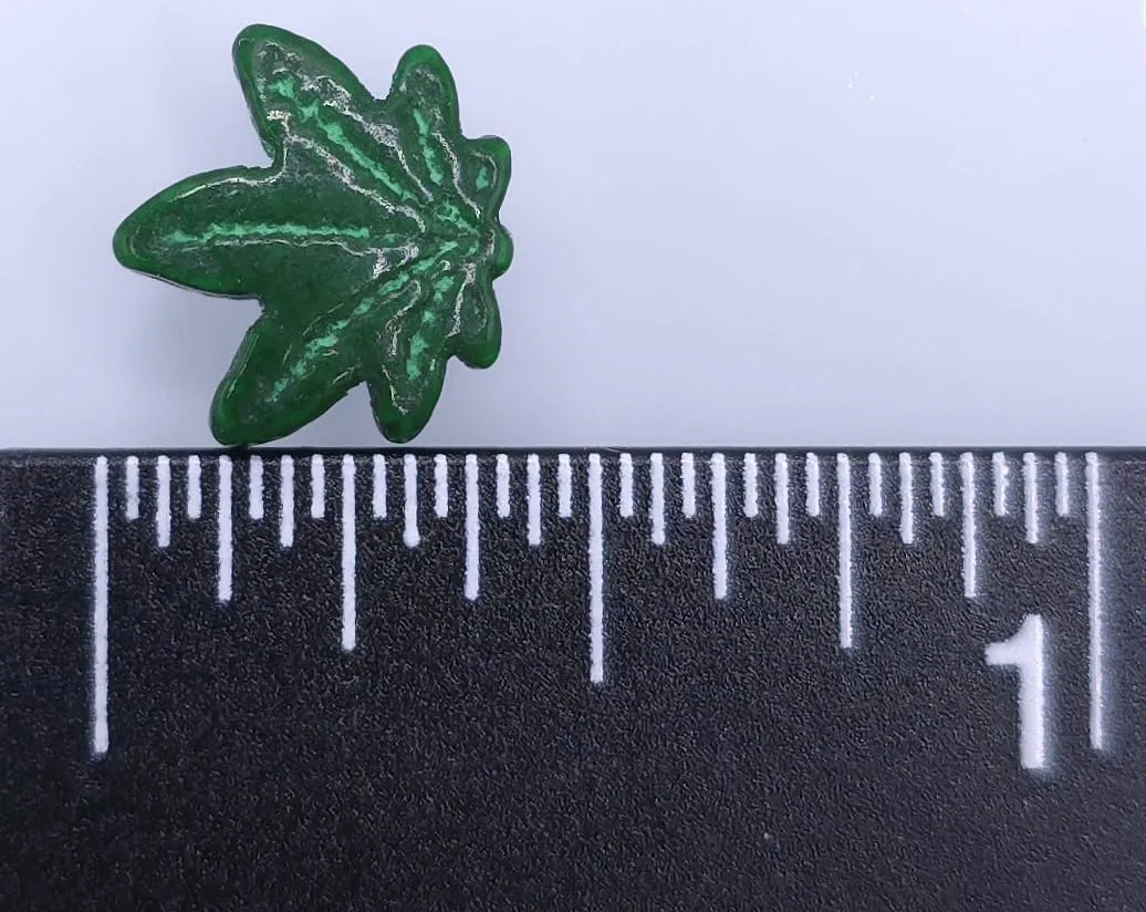 NCS Green Marijuana Pot Leaf Shape Edible Candy Sprinkles, 8 ounces - Great for Cupcakes, Cookies, Cakes, Cakes Pops, Donuts