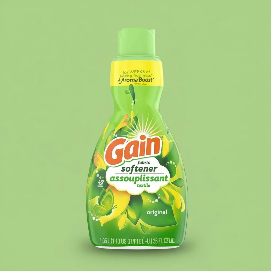 Gain Fabric Softener, Original, 35 fl oz (4 Pack)