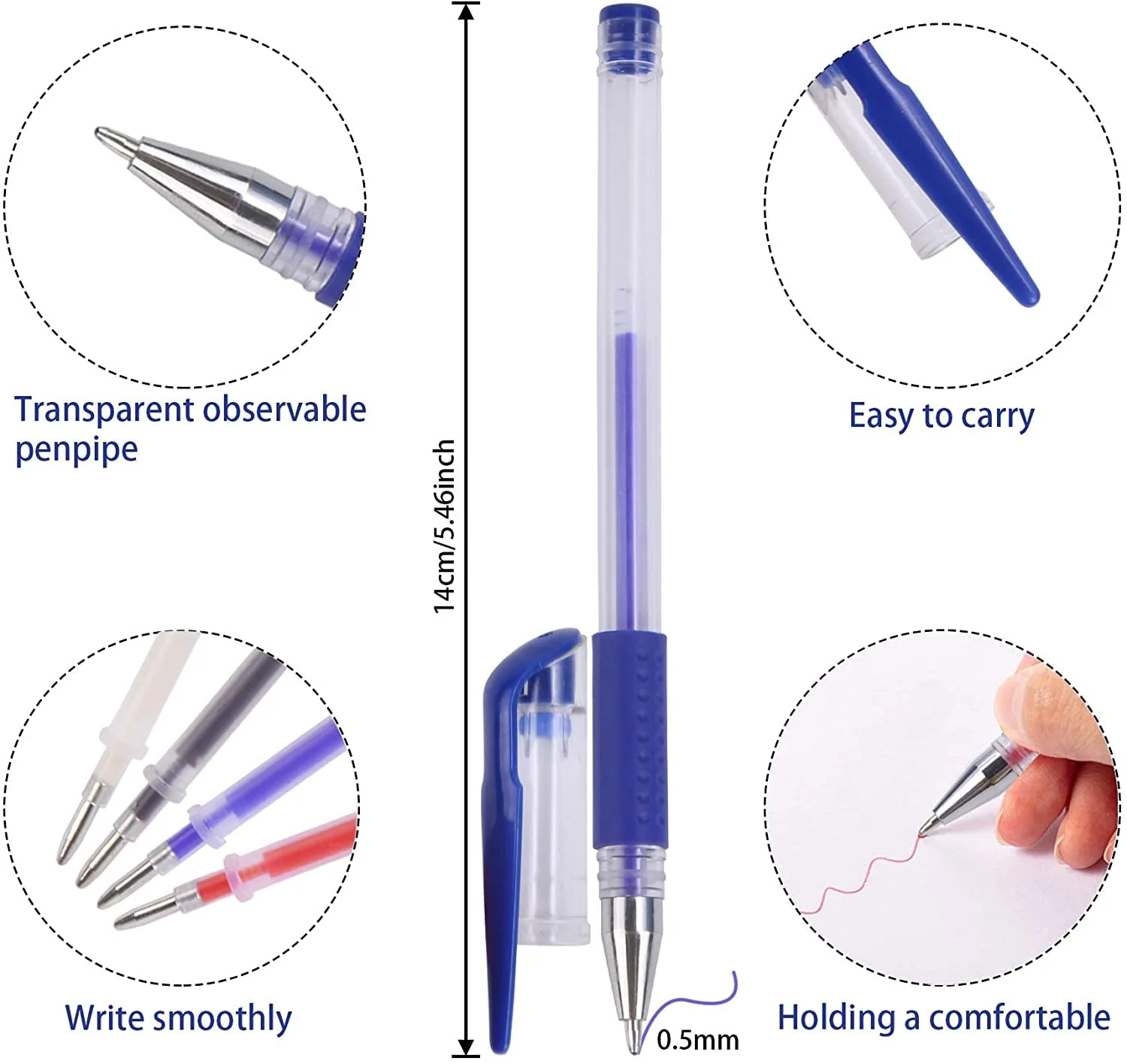 JANYUN 4 Pieces Heat Erasable Pens for Fabric with 28 Refills Fabric Marking Pens Fabric Markers for Quilting Sewing DIY Dressmaking Fabrics Tailors Chalk(32)