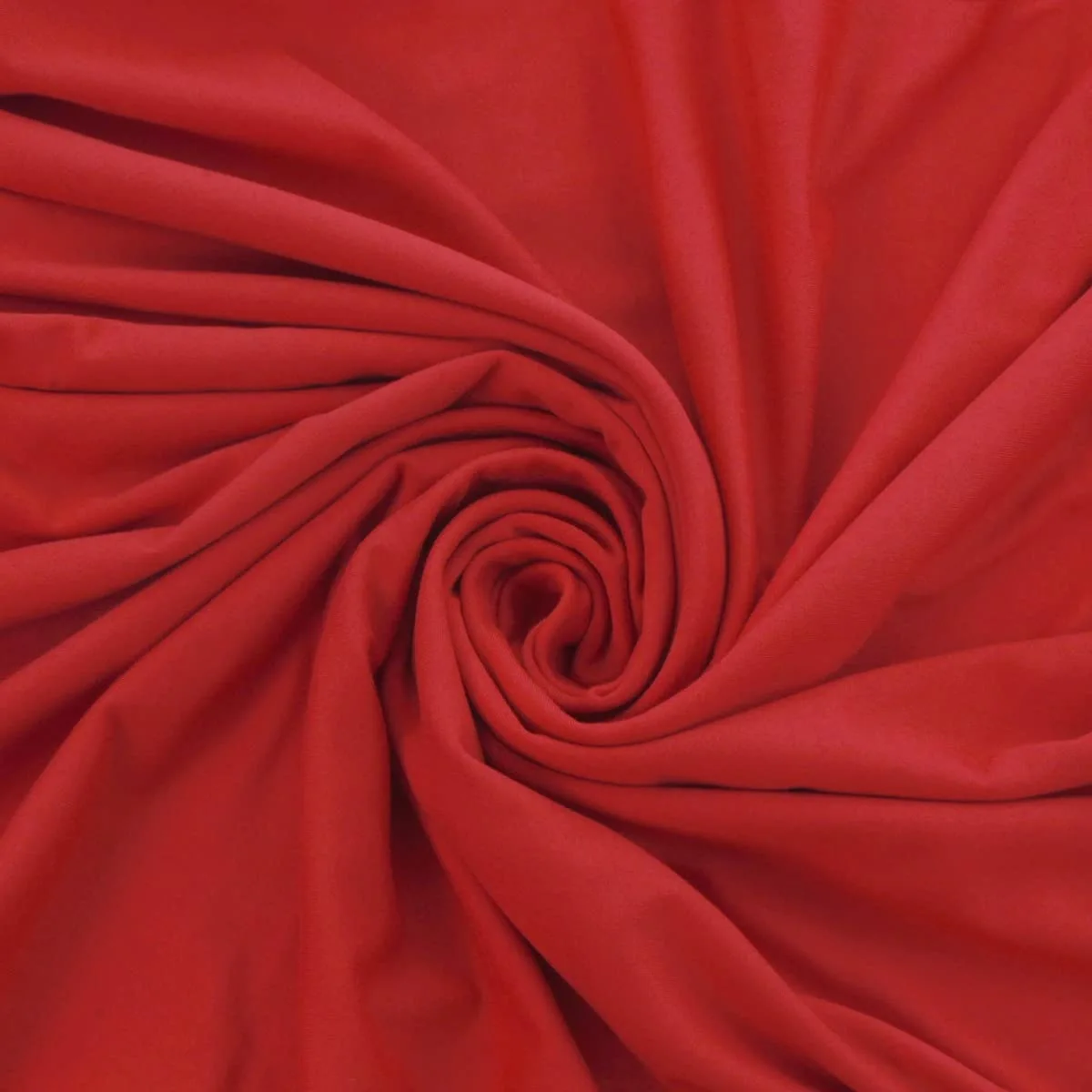 Solid DBP Fabric - Double Brushed Polyester 4 Way Stretch - Red - 1/2yd