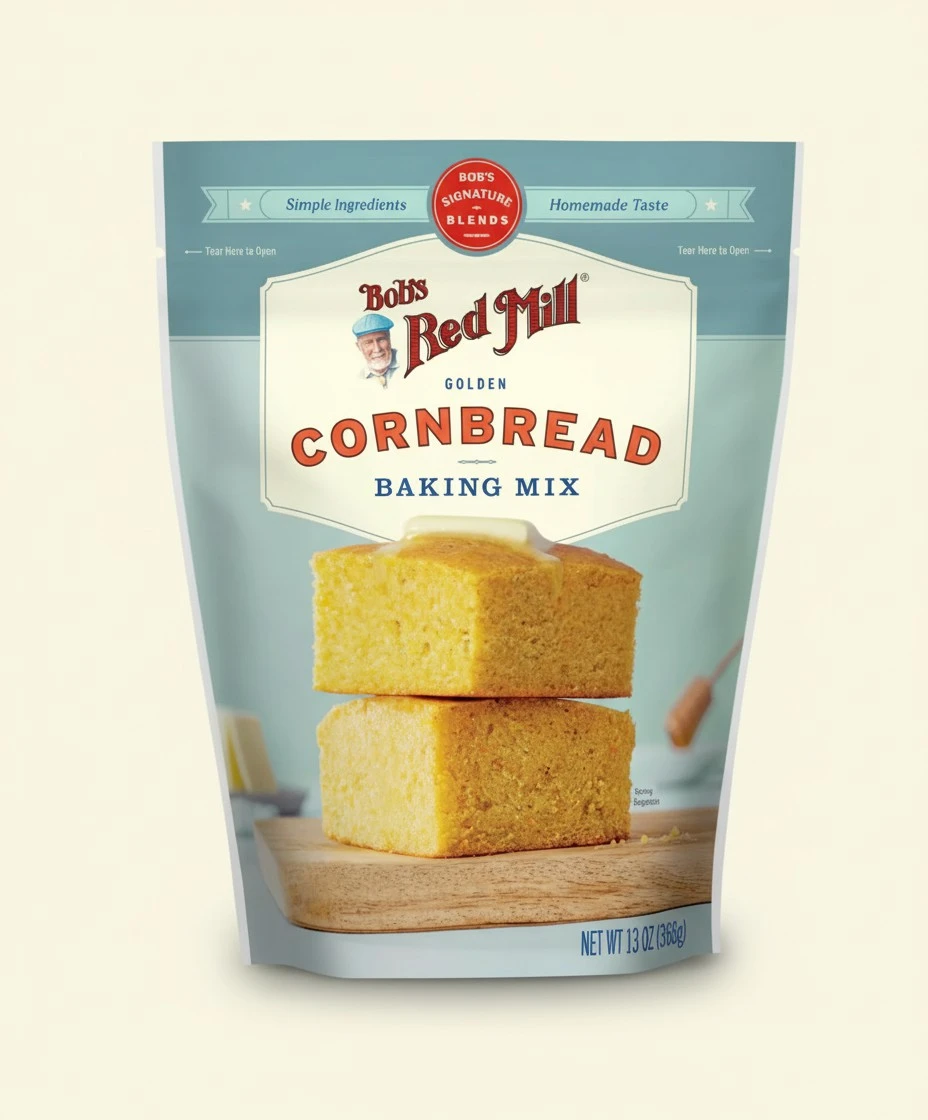Bob's Red Mill Signature Cornbread Baking Mix, 13oz (Pack of 1) - Simple Clean Ingredients, Homemade Taste, Kosher