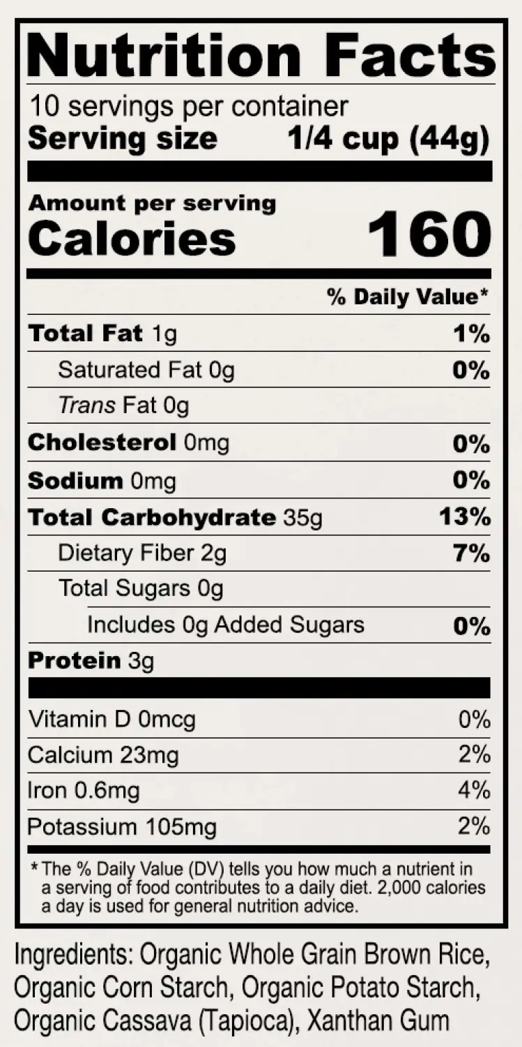 Anthony's Organic Gluten Free Flour, 4 lb, Multipurpose 1 to 1 Baking Flour, Non Dairy, Product of USA