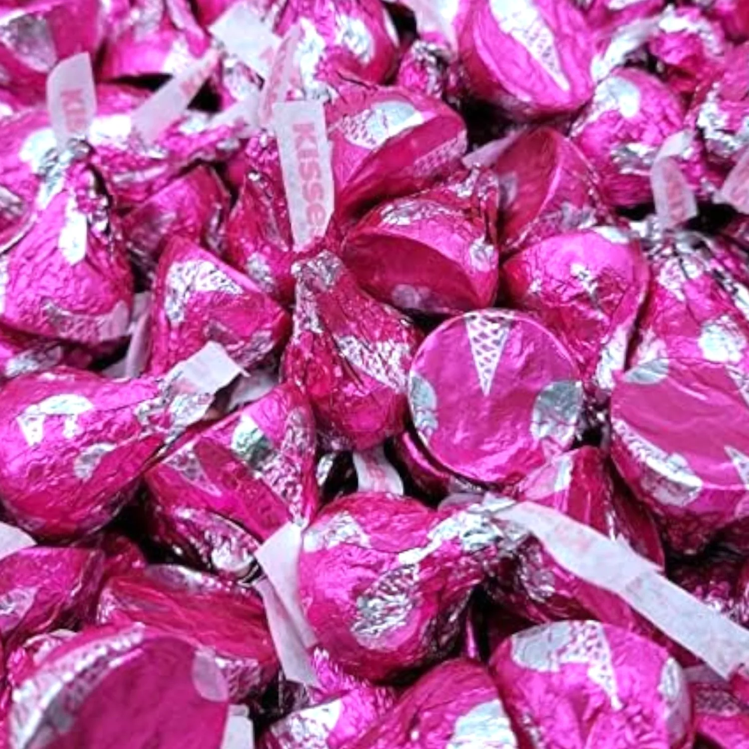 Hershys Strawberry Ice Cream Cone Kisses-1 lb Limited Summertime Edition-Strawberry Flavored Creme and Cookies Filling(16 oz)