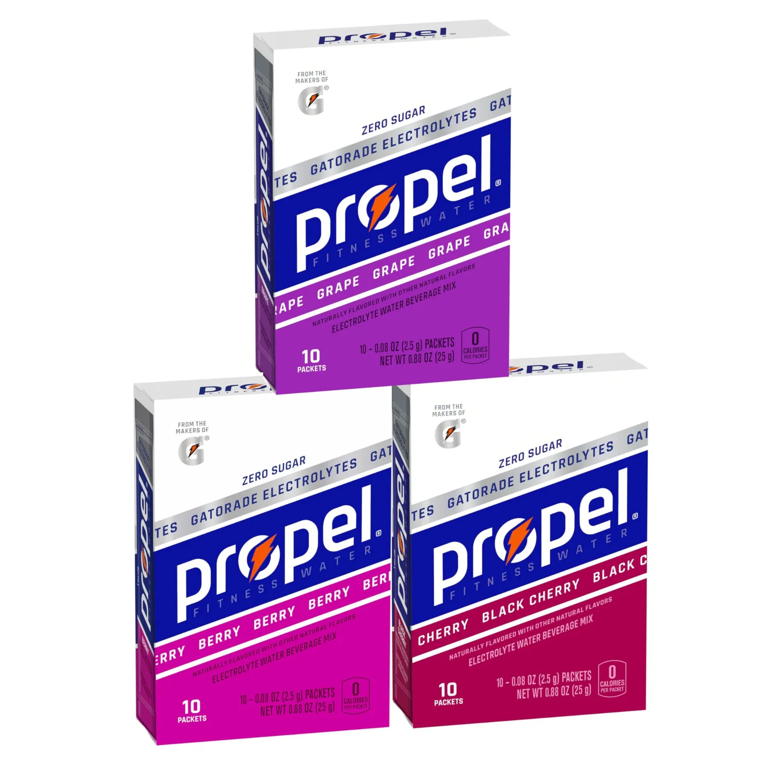 Propel Powder Packets, Grape Variety Pack (Pack of 30)