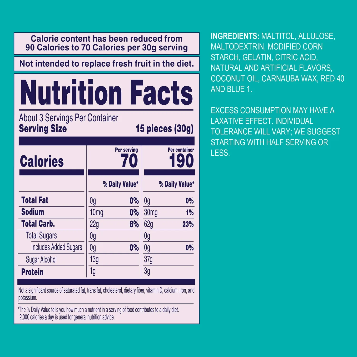 Welch's Zero Sugar Fruity Bites, Island Fruits Snack Pack, Gluten Free & Sugar Free Snacks, 3oz Snack Pack (Pack of 1)