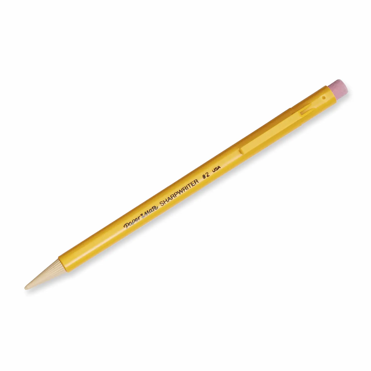 Paper Mate SharpWriter Mechanical Pencils, 0.7mm, HB #2, Yellow, 12 Count
