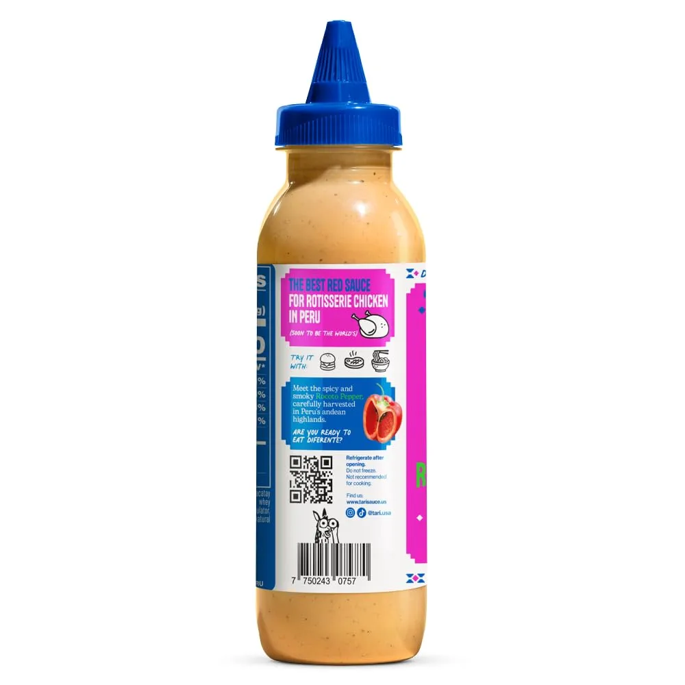 Tari Hot Sauce - Aji Rocoto - Creamy with a Smoky Kick - 11.8oz