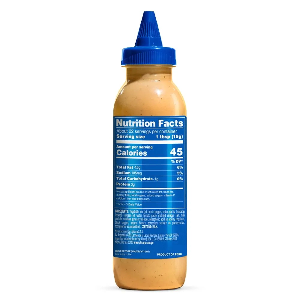 Tari Hot Sauce - Aji Rocoto - Creamy with a Smoky Kick - 11.8oz