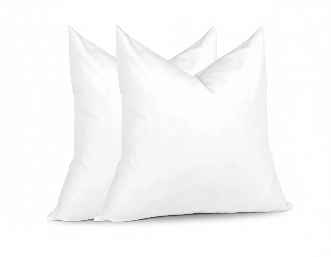puredown® 12x12 Feather Pillow Inserts, Pack of 2 Throw Pillow Inserts for Bed, Couch and Home Decor