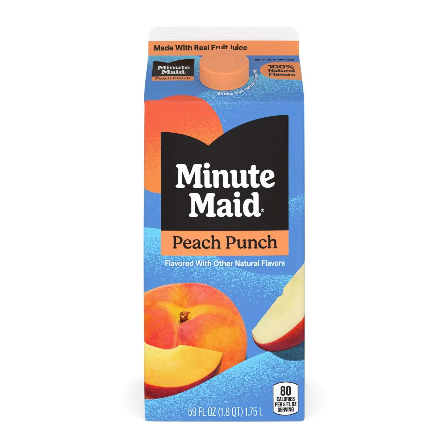 Minute Maid, Pulpy Lemonade Drink Peach Punch, 59 Fl Oz
