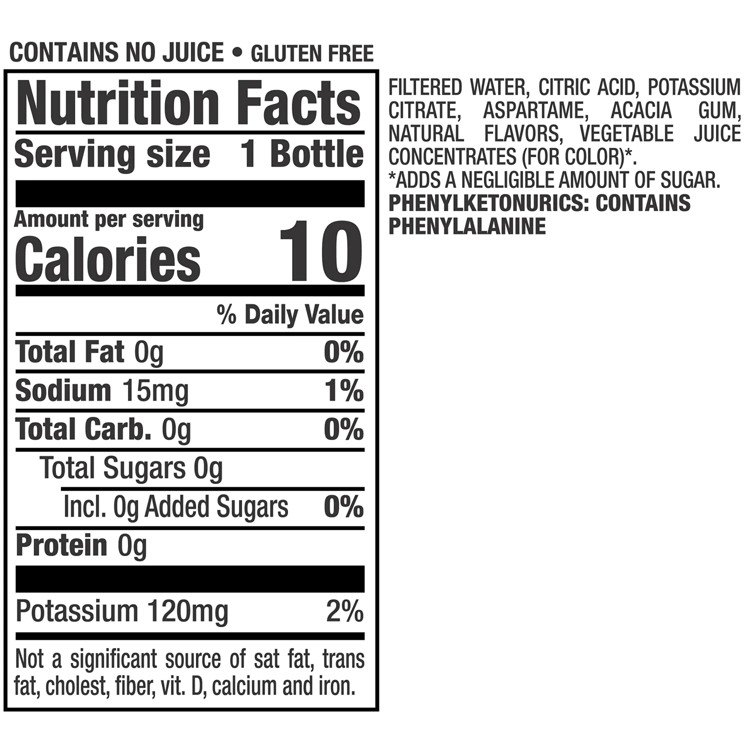 Snapple Zero Sugar Strawberry Kiwi Juice Drink, 16 Fl Oz Recycled Plastic Bottles, 6 Pack