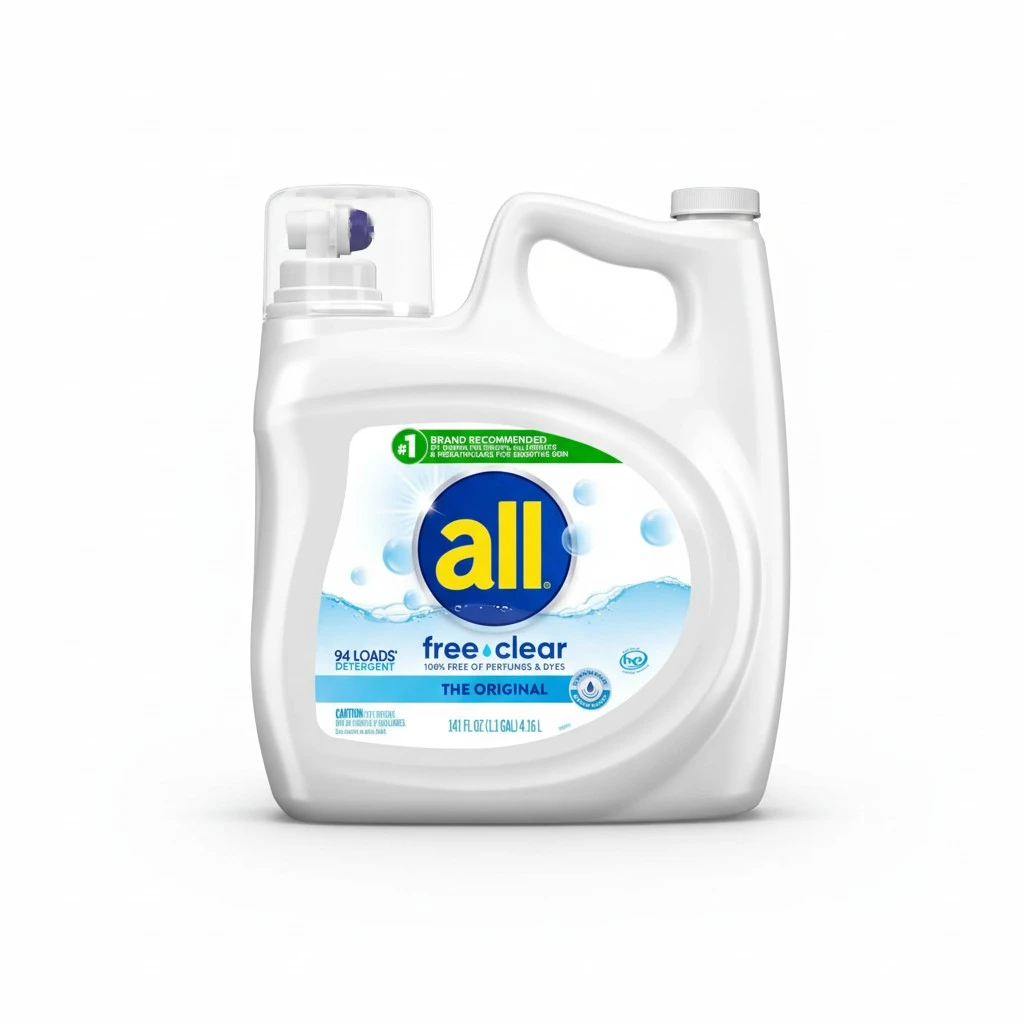 all Liquid Laundry Detergent Free Clear, 141 Ounce, 94 Loads
