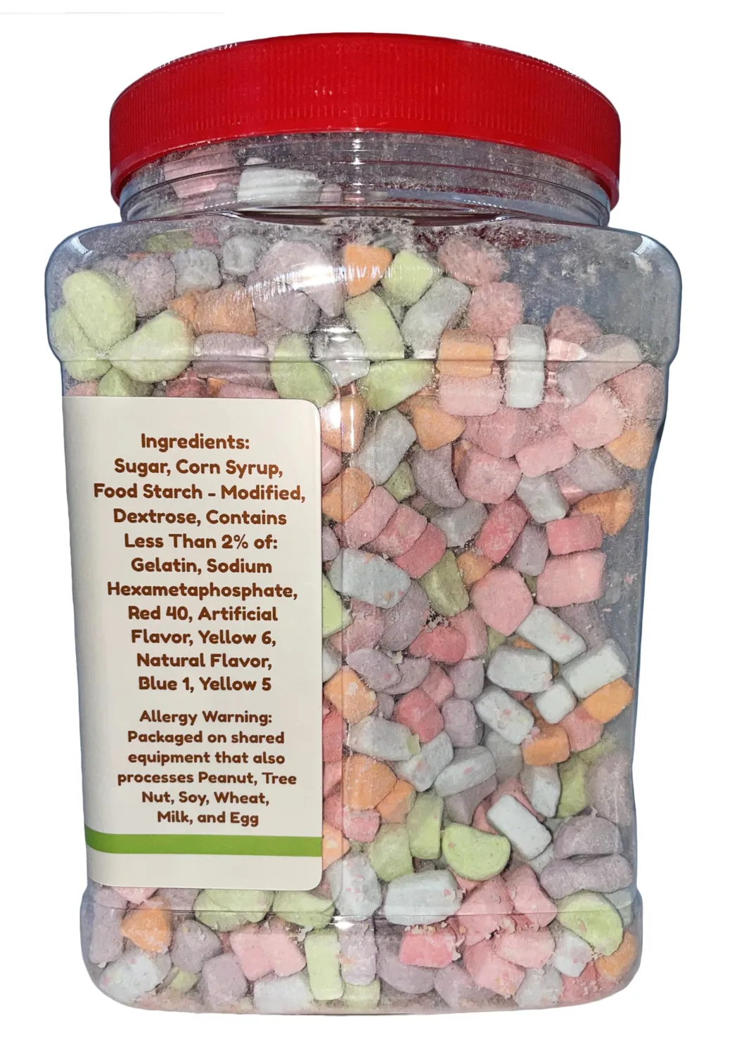 Dasher's Spice & Beans Mini Dehydrated Marshmallows | Ice Cream Topping & Cake Decoration | (10 oz., Rainbow Marshmallow)