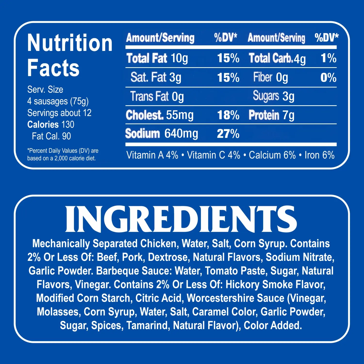 Armour Star Vienna Sausage, Barbecue Flavored, Canned Sausage, 4.6 oz (Pack of 6)