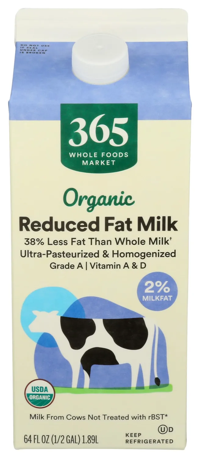 365 by Whole Foods Market, Organic 2% Milk, 64 Fl Oz