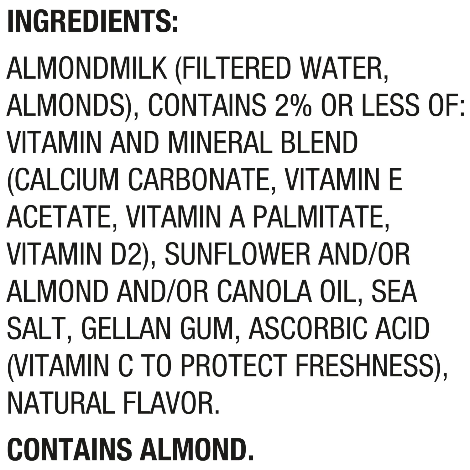 Silk Almond Milk, Unsweet, Dairy Free, Gluten Free, Seriously Creamy Vegan Milk with 50% More Calcium than Dairy Milk, 64 FL OZ Half Gallon