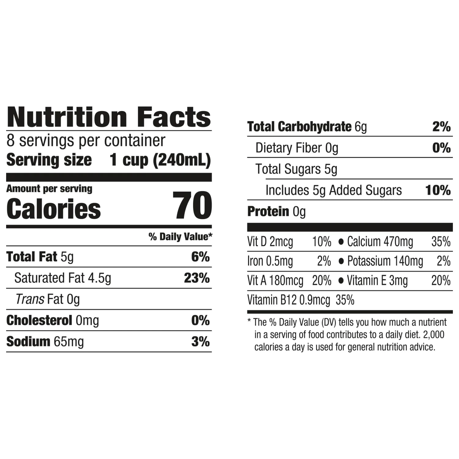 Silk Coconut Milk, Original, Dairy Free, Gluten Free, Delicious Vegan Milk with 50% More Calcium than Dairy Milk, 64 FL OZ Half Gallon