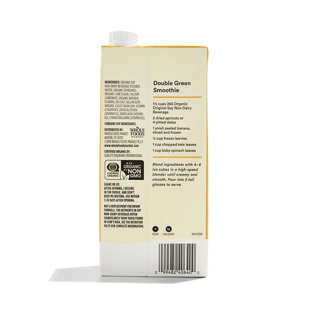 365 by Whole Foods Market, Organic Soymilk Original, 32 fl oz