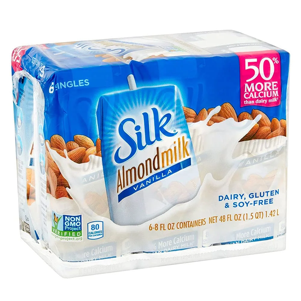 SILK Vanilla Almond Milk 6pk, 48 FZ