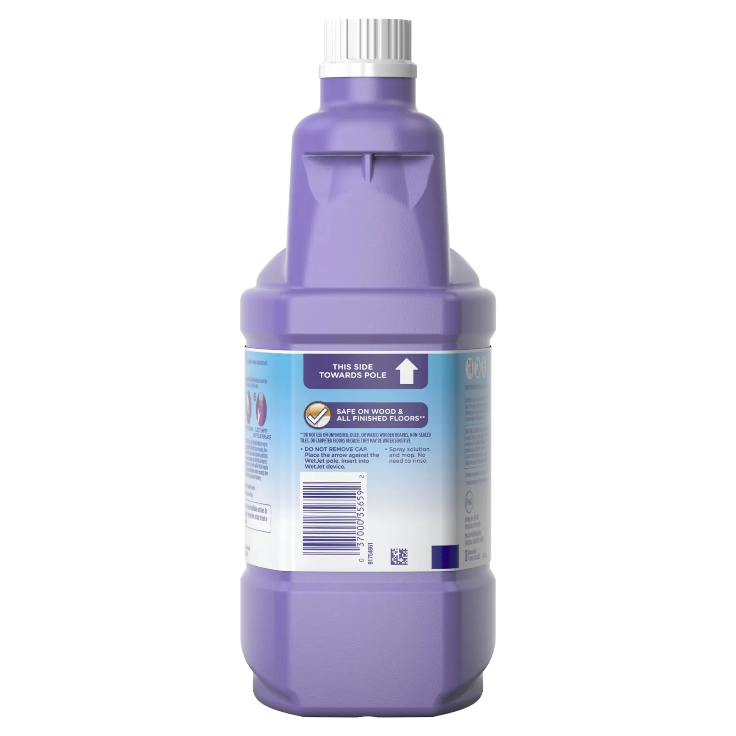 Swiffer WetJet Antibacterial Solution Refill for Floor Mopping and Cleaning, All Purpose Multi Surface Floor Cleaning Solution, Fresh Citrus Scent, 1.25 Liters