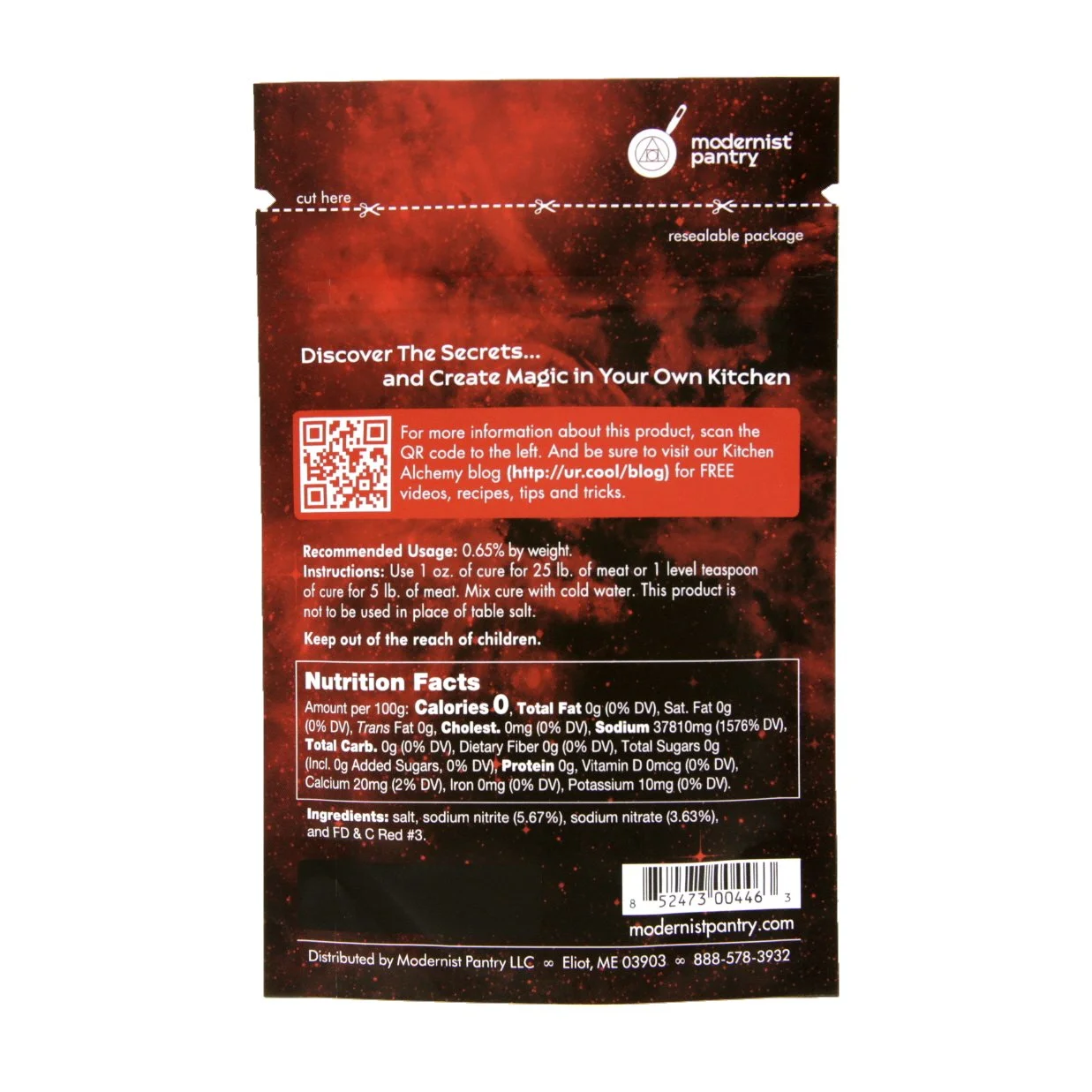 Pure Prague Powder #2 [aka Insta Cure #2, DQ Pink Curing Salt, Sel Rose] ⊘ Non-GMO Gluten-Free OU Kosher Certified - 50g/2oz