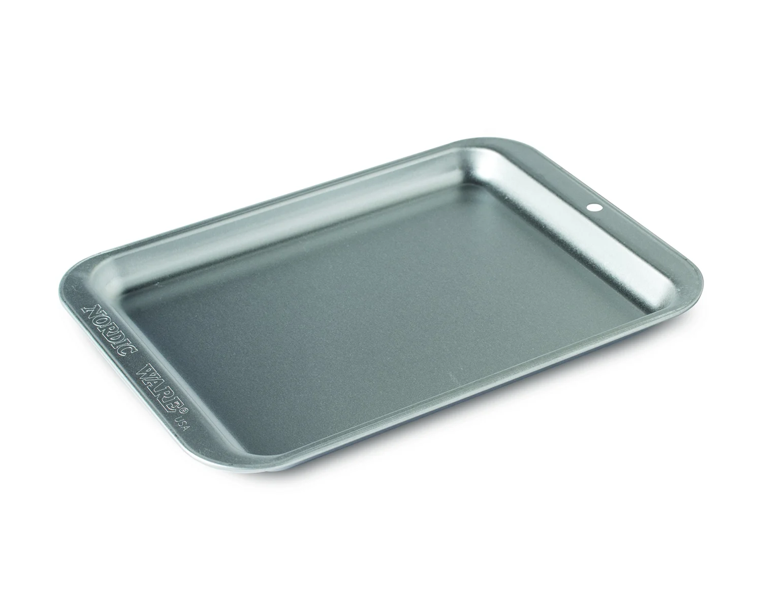 Nordic Ware Naturals Compact Baking Sheet - Natural Uncoated Aluminum, Toaster Oven and Broiler Safe