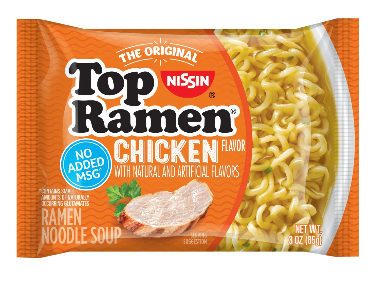 Nissin Foods Top Ramen, Chicken, 18 oz, 6 pk