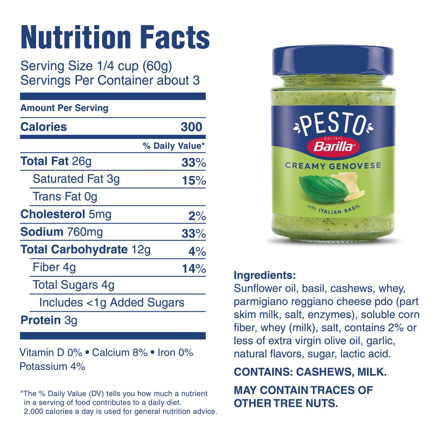 Barilla Pesto Genovese 6.2 oz
