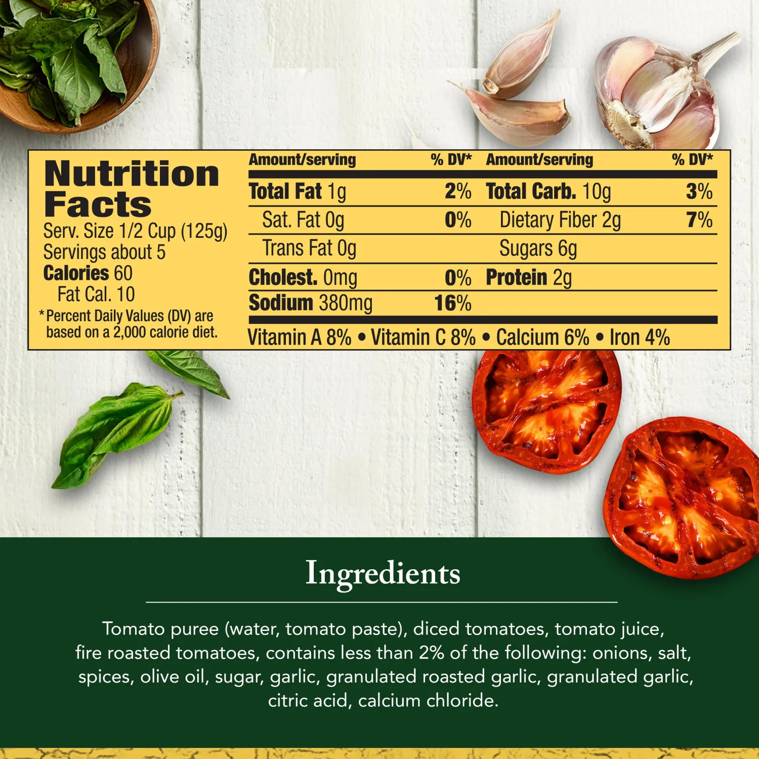 Classico Fire Roasted Tomato & Garlic Spaghetti Pasta Sauce (24 oz Jar)