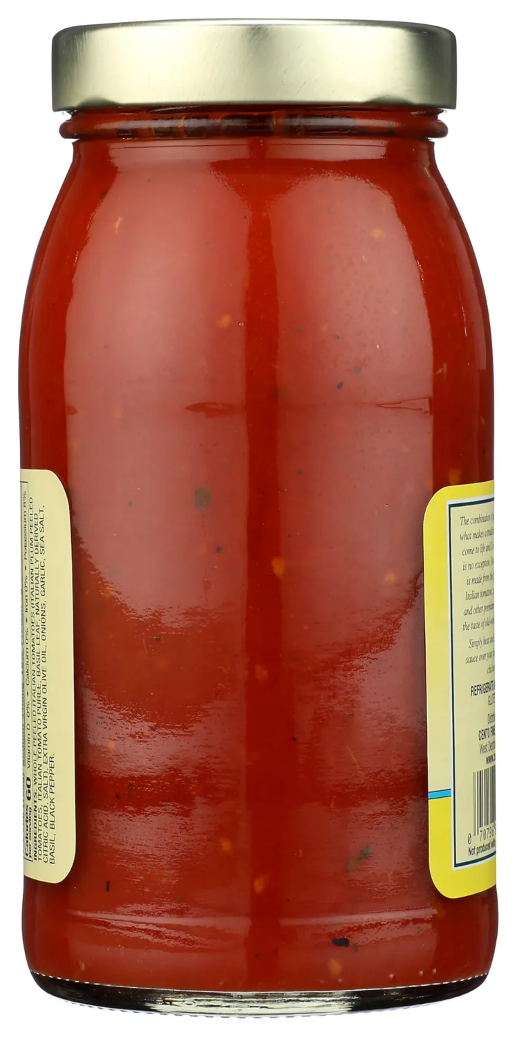 CENTO FOODS Marinara Pasta Sauce, 25.5 OZ