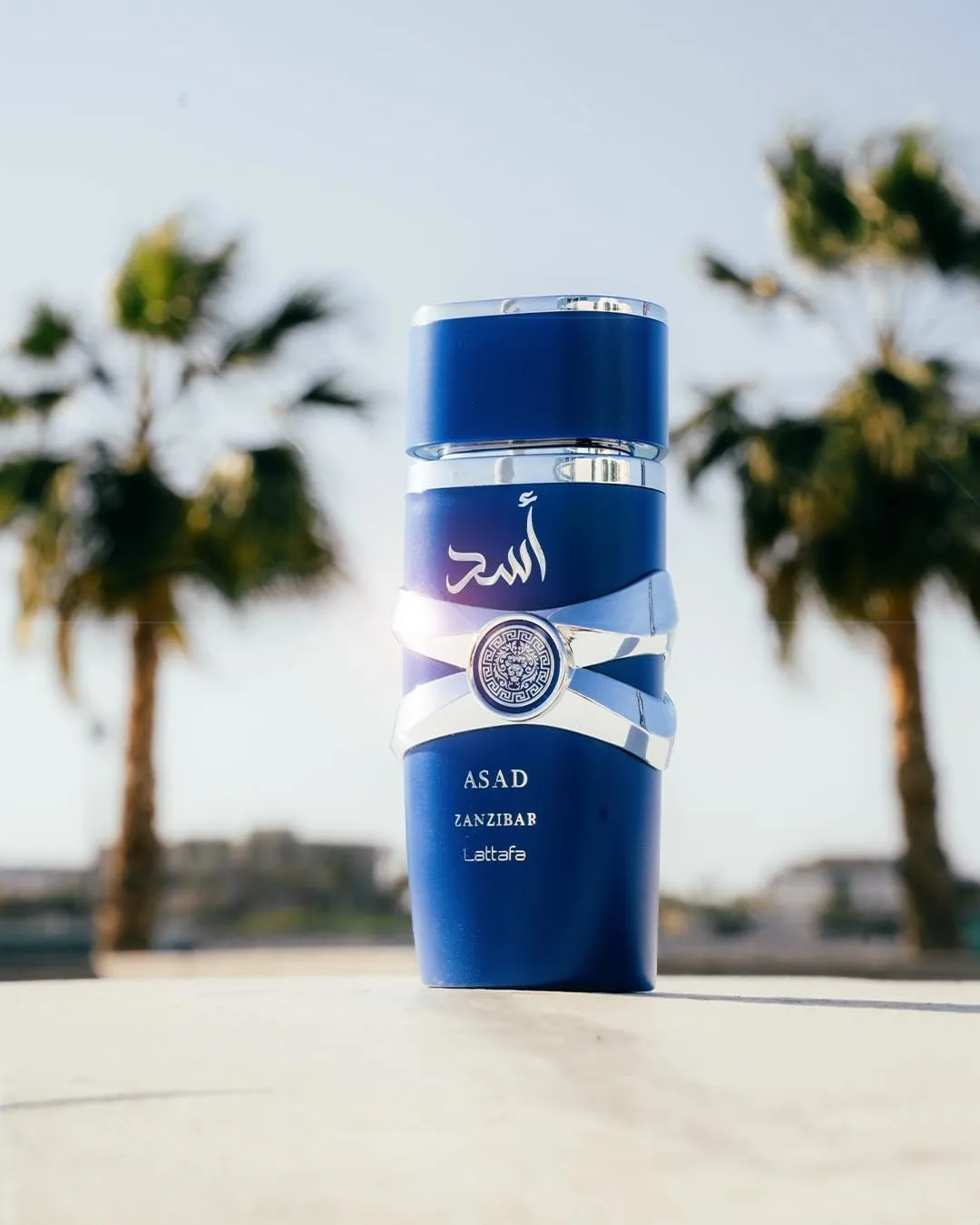 Lattafa Asad Zanzibar - Fresh, Spicy, Vanilla, Coconut - Eau de Parfum Long-Lasting Fragrance for Men, 3.40 Ounce / 100 ml