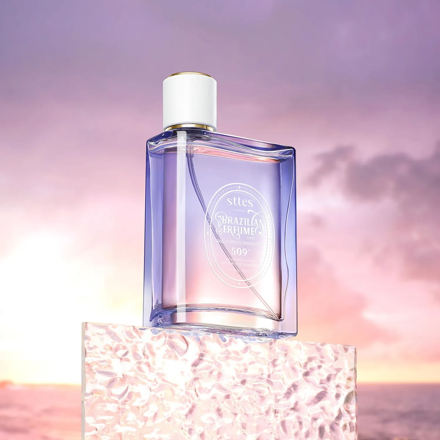 Perfume 509# (Vanilla Orchid Sandalwood) - Eau de Perfume 100ml (3.4fl oz) Woody Food Tune (Vanilla + Orchid + Sandalwood)