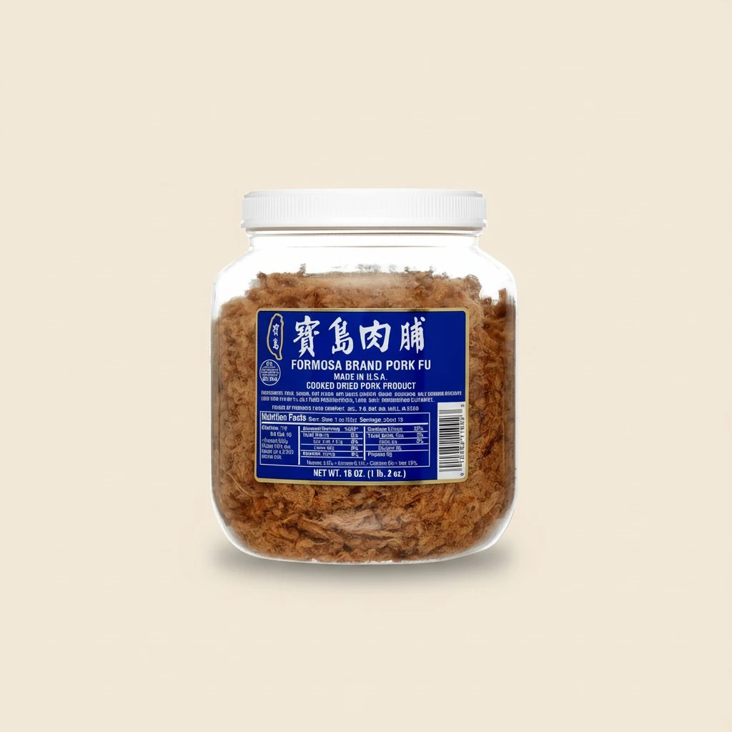 Formosa Brand Cooked Dried Pork Fu (Cooked Shreded Dried Pork) 18 Oz