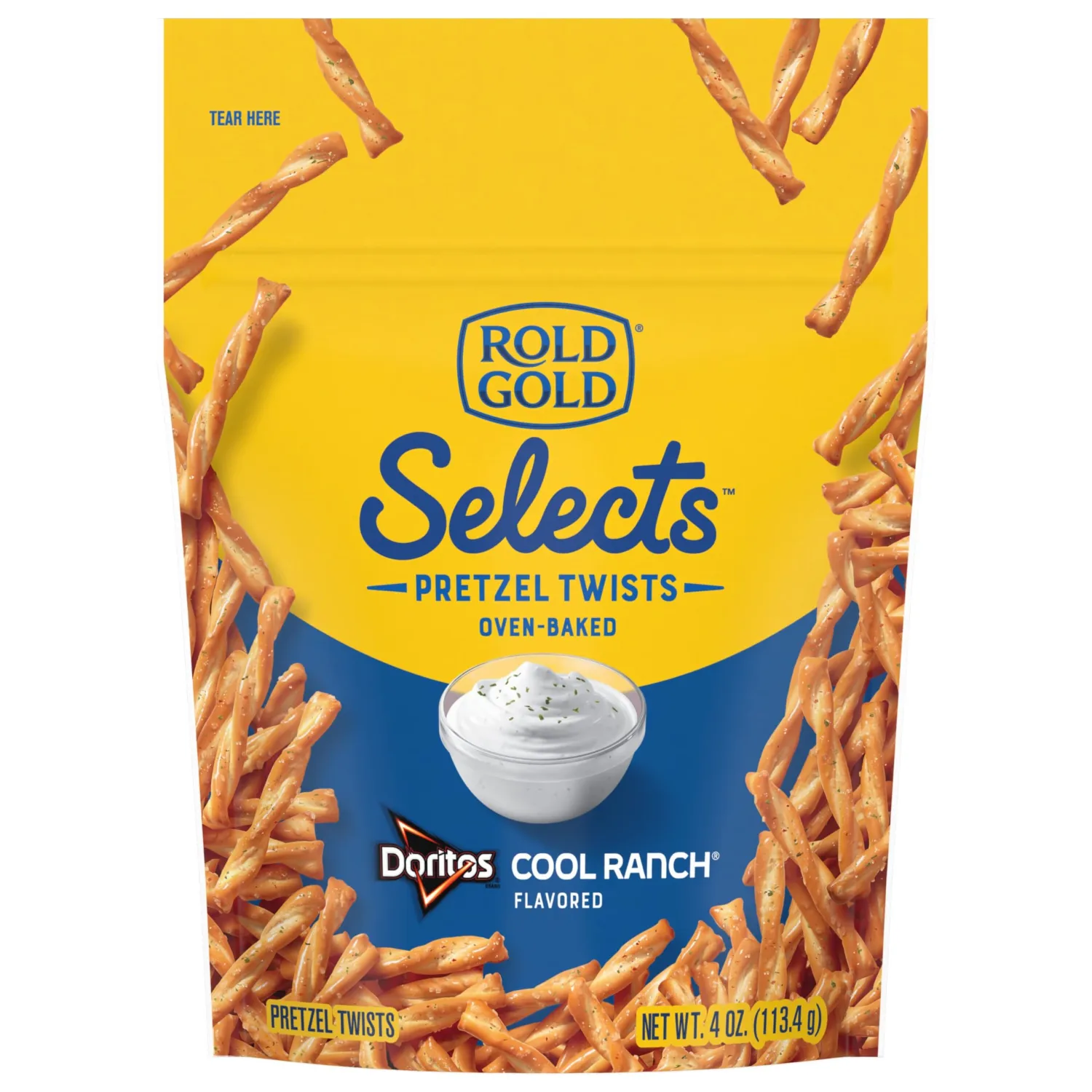 Rold Gold Selects, Cool Ranch Pretzel Twists, 4 Oz