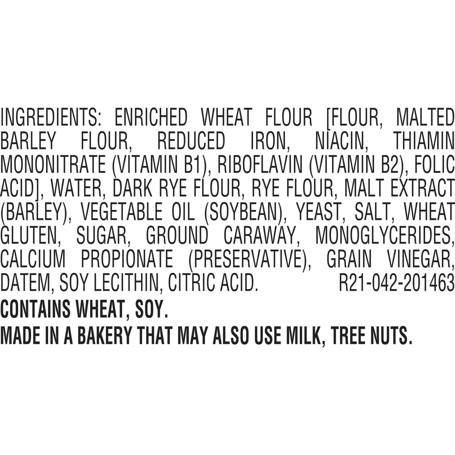 Oroweat Schwarzwalder Rye Bread, Dark Rye Bread, 16 oz Bag