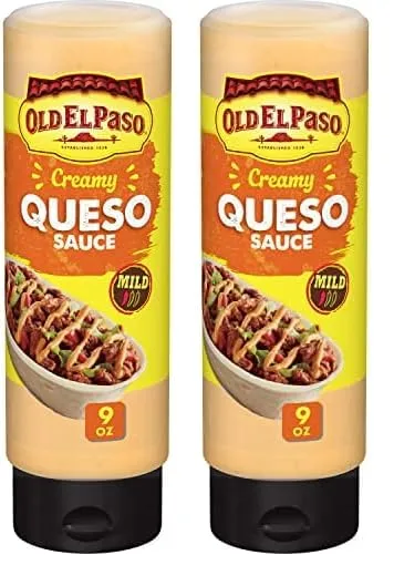 Old El Paso Taco Sauce - Creamy Queso Dip, 9 oz. (Pack of 2)