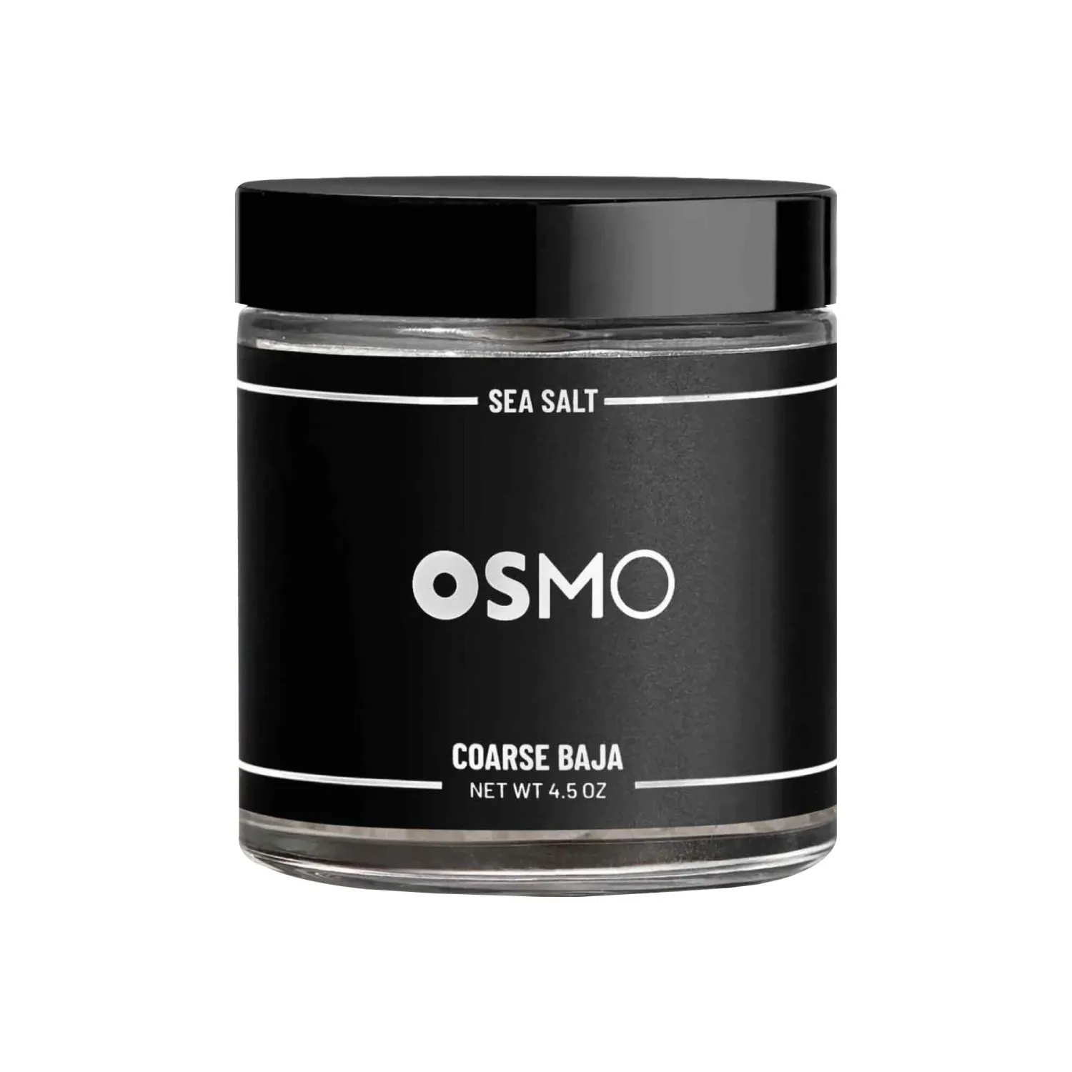 Osmo Baja Coarse Salt – Premium Gourmet Sea Salt, Perfect for Grinder – Harvested from The Sea of Cortez, Hand-Packed in USA, All-Natural, Kosher, 4.5oz Finishing Salt