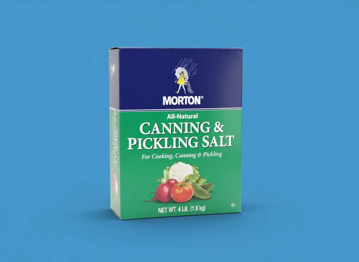 Morton All Natural Canning & Pickling Salt, 4 lb. Box