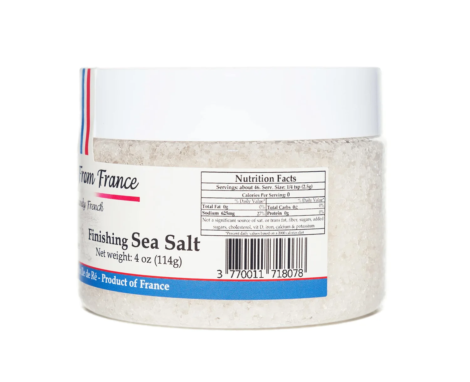 Straight from France French Fleur De Sel Finishing Sea Salt (4 oz)
