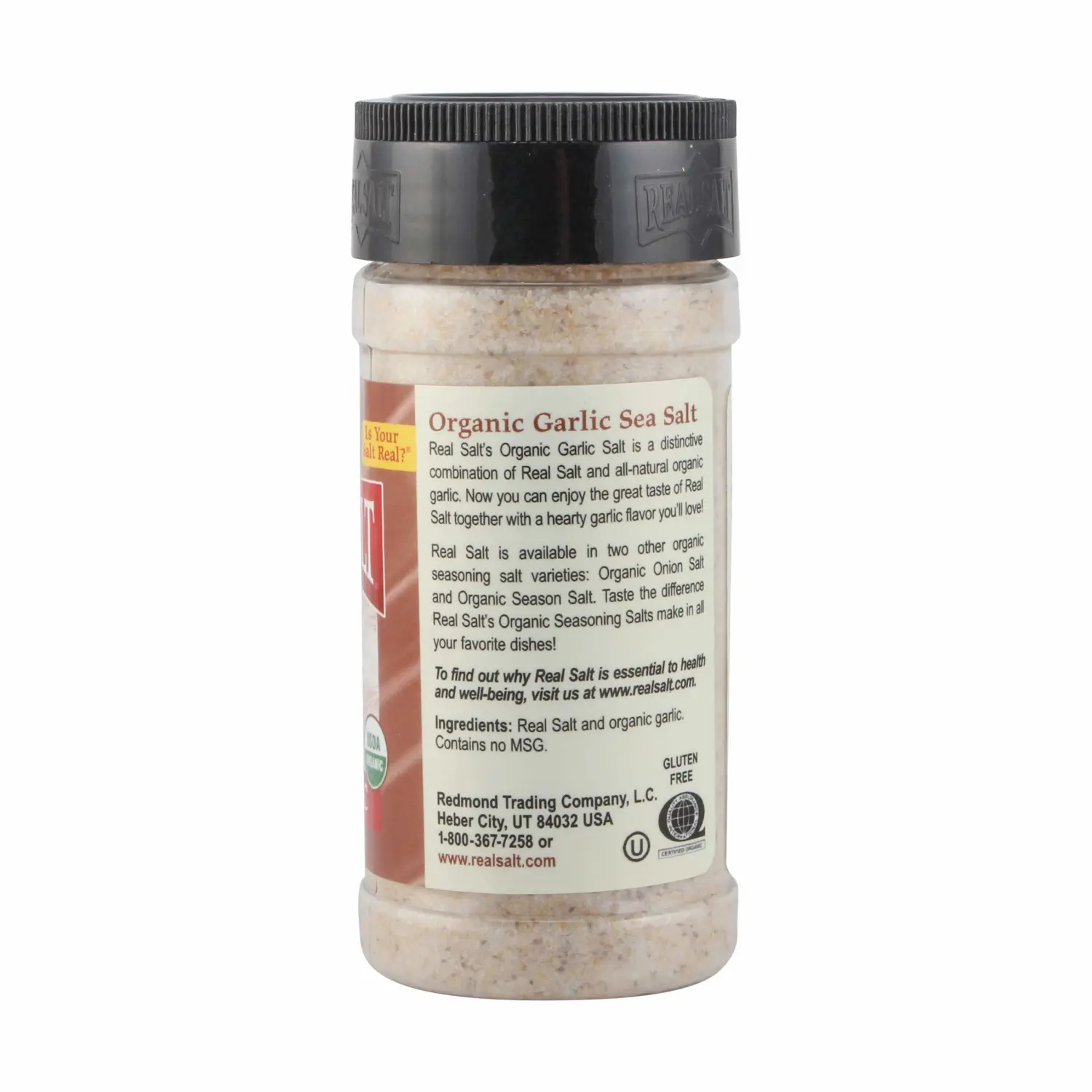 Redmond Real Sea Salt - Natural Unrefined Gluten Free, Garlic Salt 4.75 Ounce …