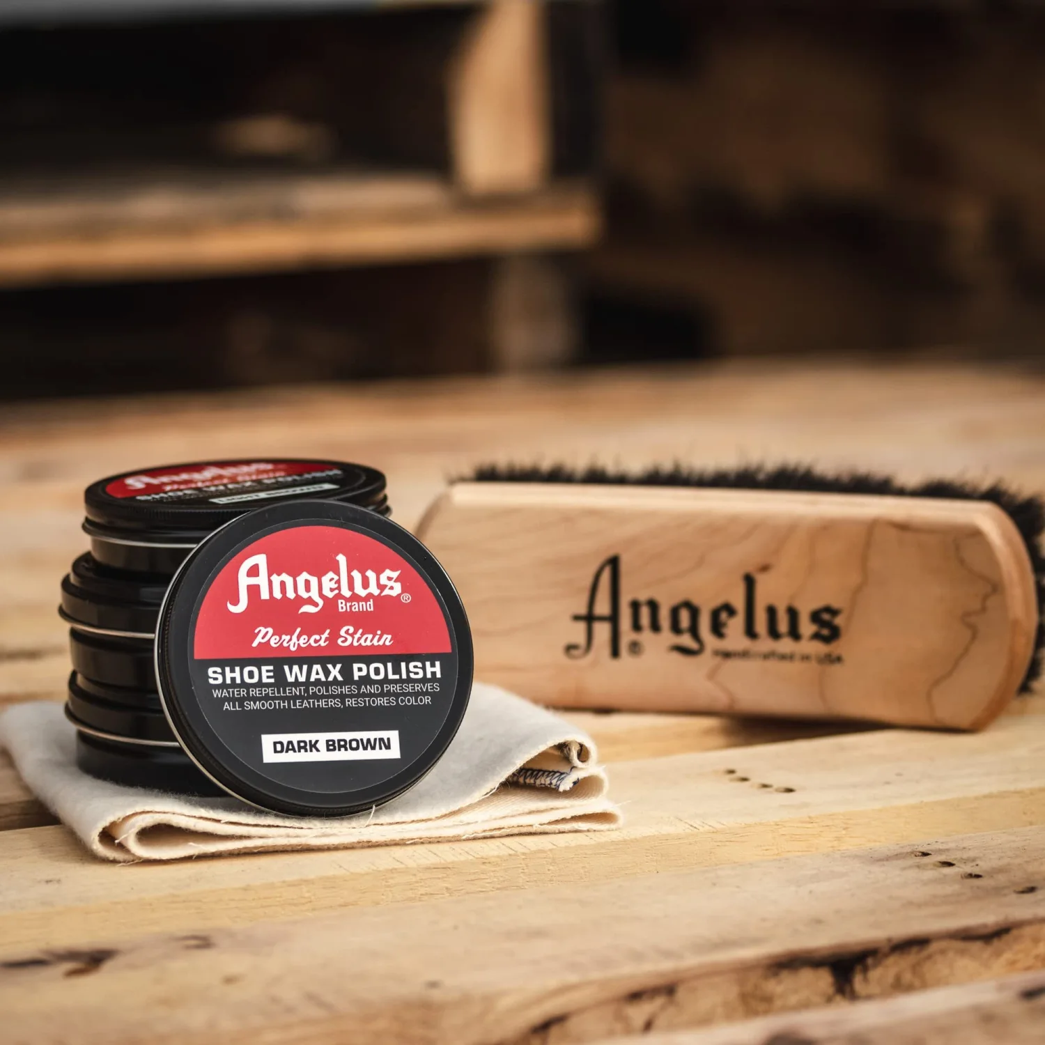Angelus Perfect Stain SHoe Wax Polish, 2.6oz (Grey)