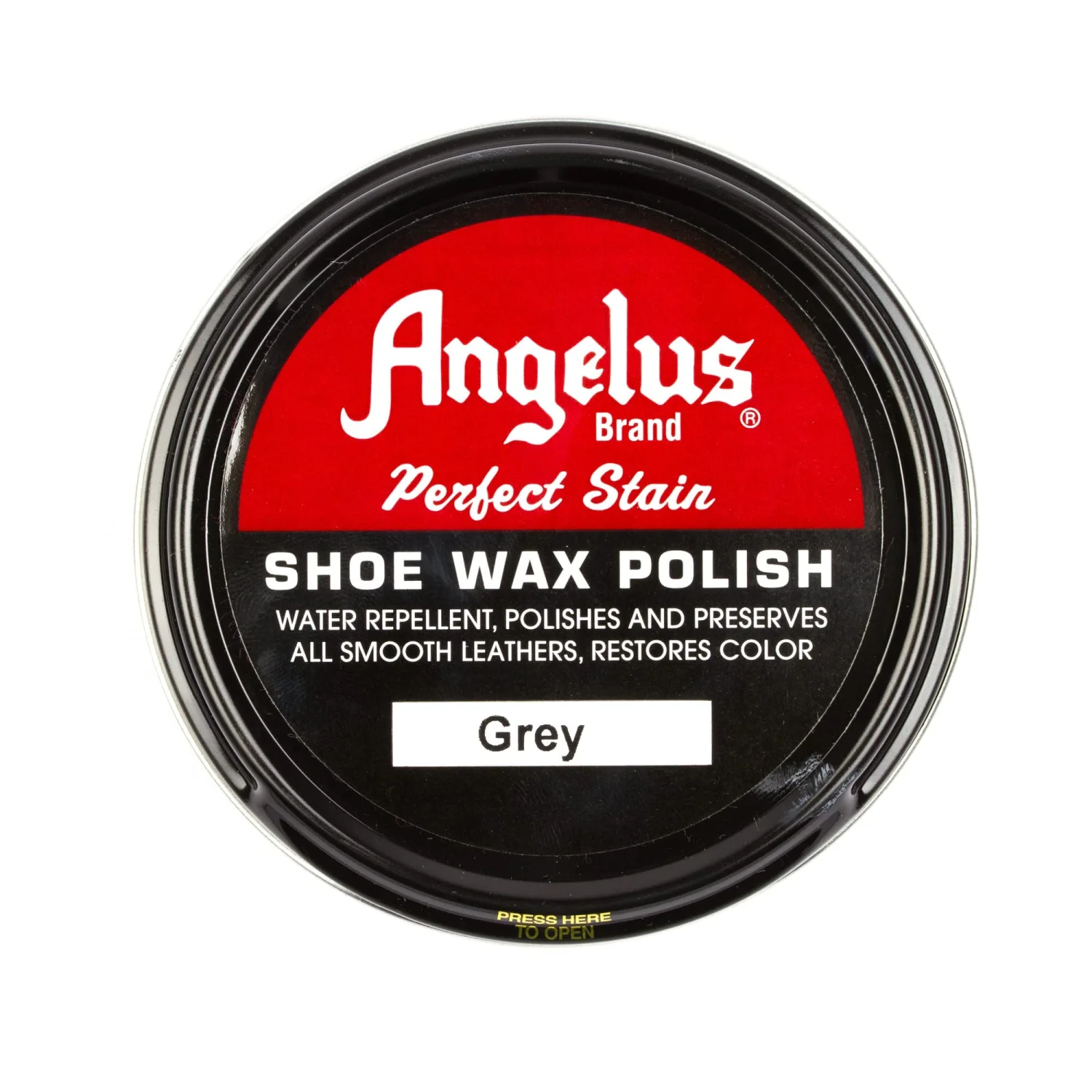 Angelus Perfect Stain SHoe Wax Polish, 2.6oz (Grey)